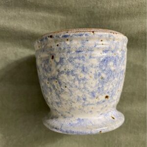 Johanson StudioSpeckled Blue and Cream Small Vase. UBV
